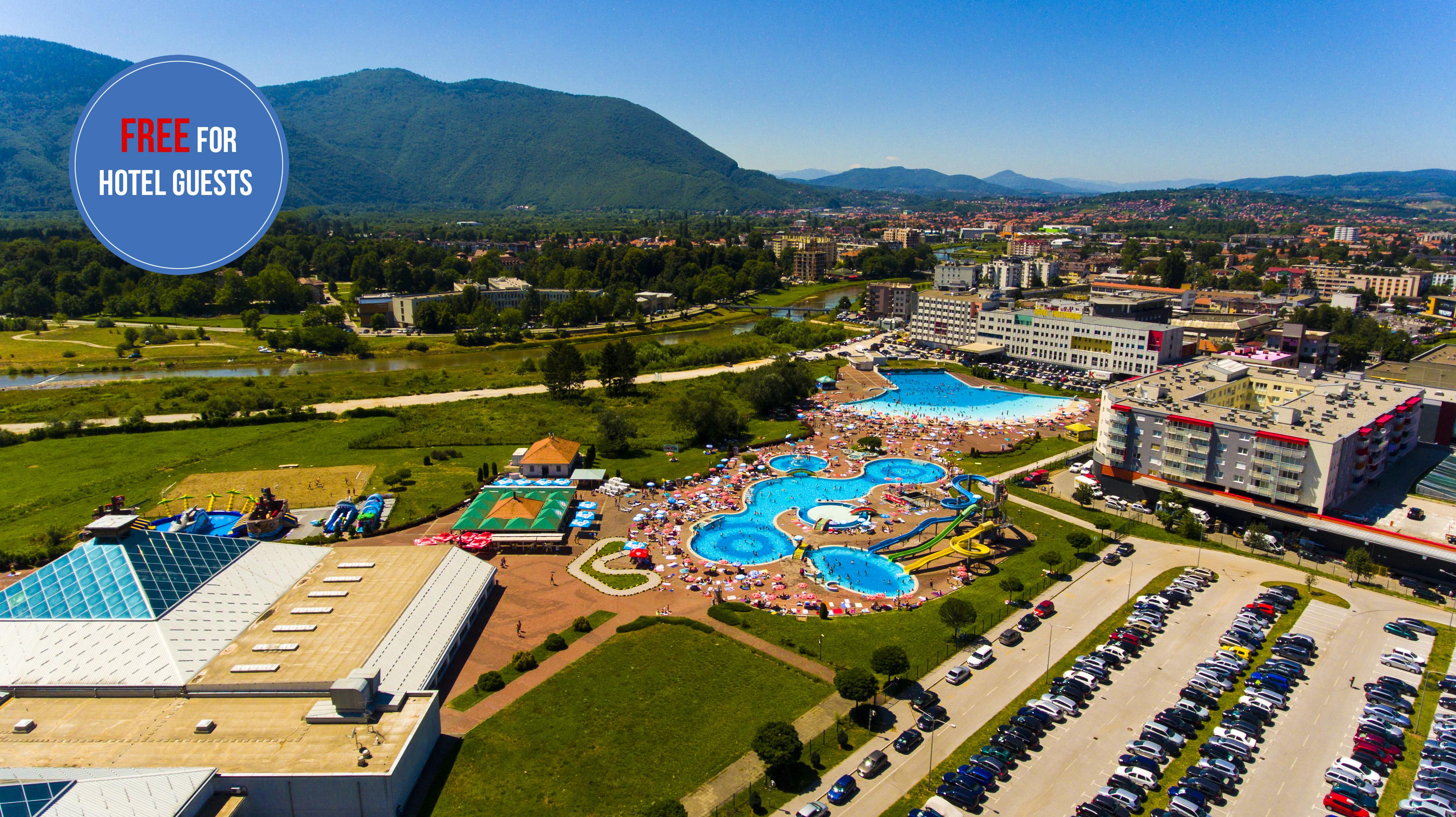 Hotel Hills Sarajevo Congress & Thermal Spa Resort Илиджа Экстерьер фото View of the complex