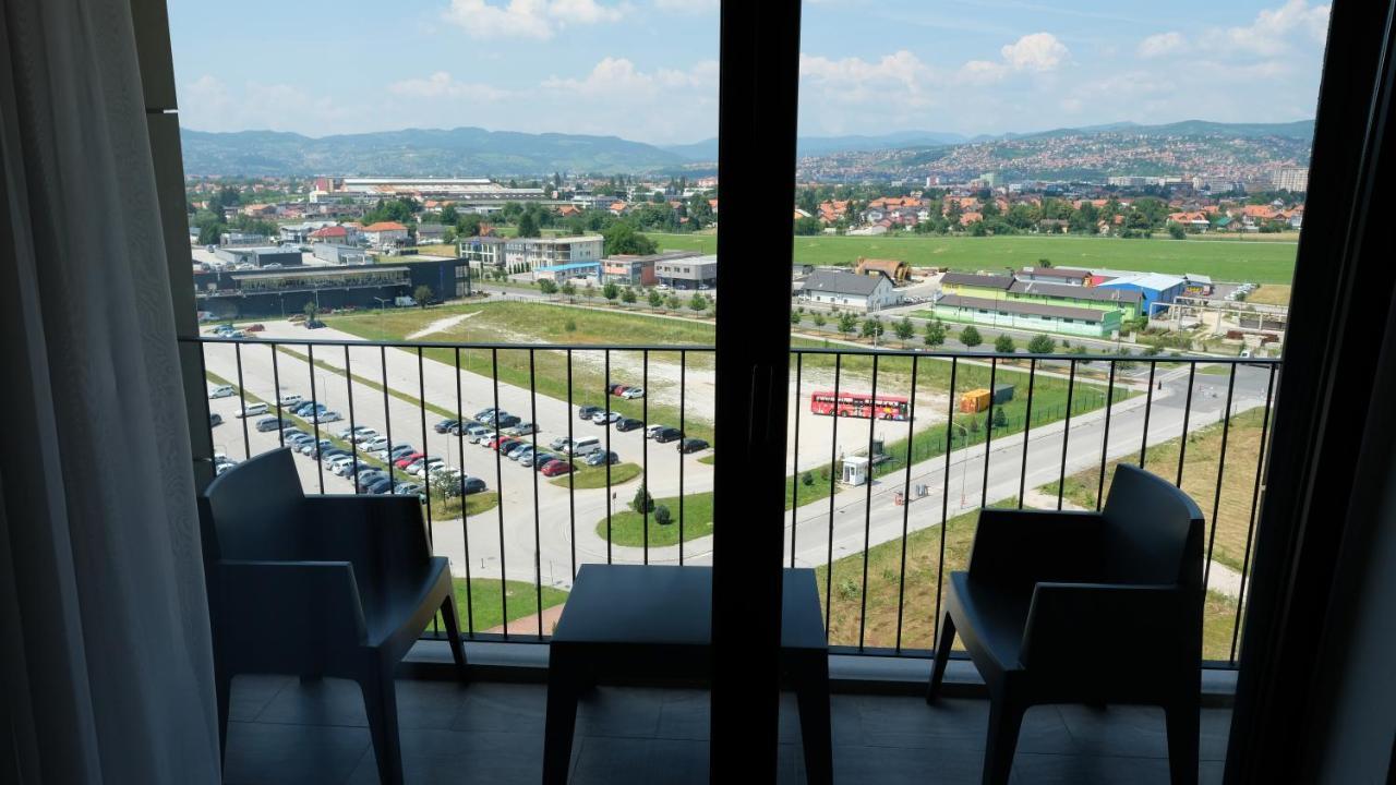 Hotel Hills Sarajevo Congress & Thermal Spa Resort Илиджа Экстерьер фото View from the 10th floor of the hotel